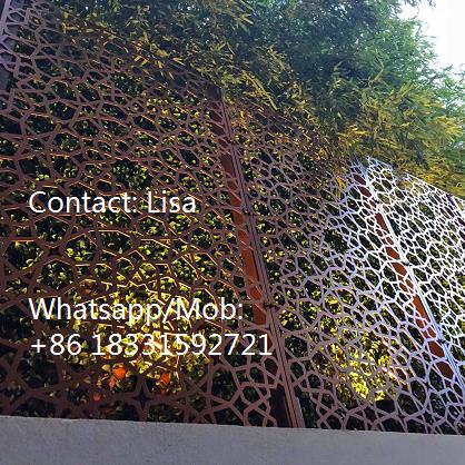 Umsebenzi we-laser cut sheet-wall fence 2