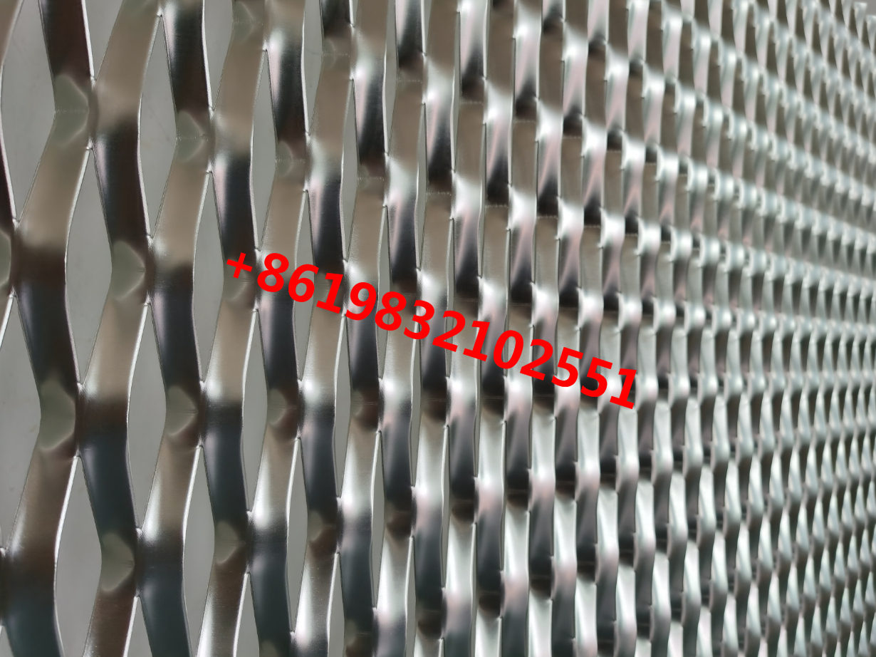 Anodizing aluminum expanded metal